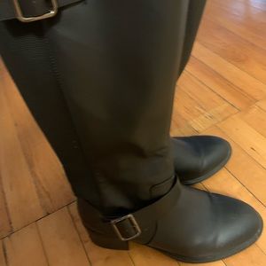 Boohoo Black Over the Knee Boots